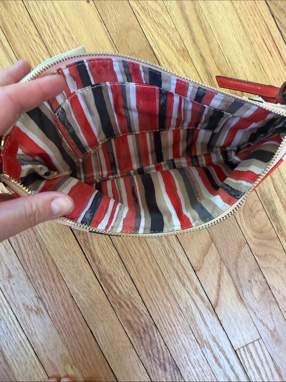 Coach Poppy Canvas Crossbody Purse - Picture 5 of 5